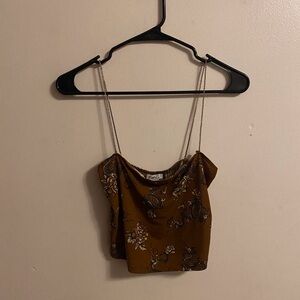 Rue21 Brown Floral Camisole